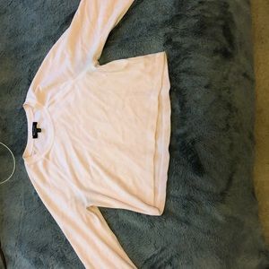 Long Sleeved Juicy Couture Velvet Cropped Top